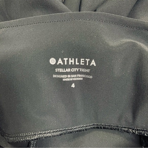 Athleta Leggings Women's Size 4 US Black Stellar City Tight‎ High-Rise Eurolux - Picture 11 of 12